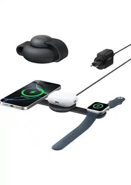 Anker UFO MagGo Kablosuz Şarj Cihazı: Çok Yönlü ve Hızlı Şarj Teknolojisi