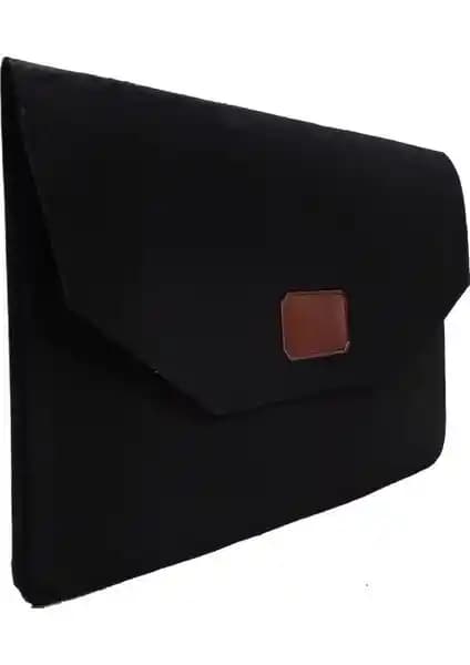 15,6 İnç Dizüstü ve Tablet İçin Şık Keçe Kılıf Çantası Günlük Koruma
