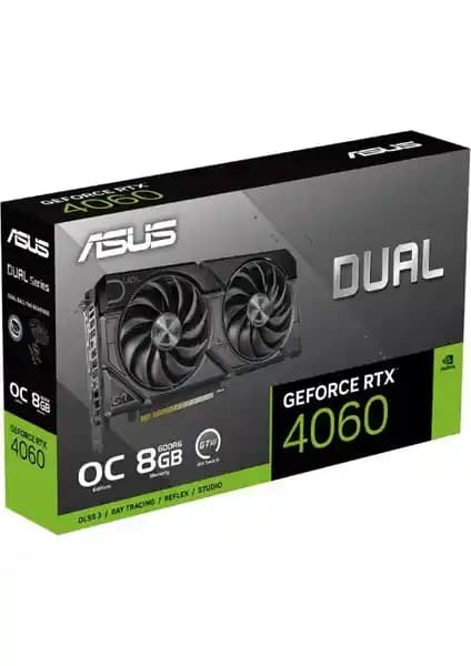 ASUS GEFORCE DUAL-RTX4060-O8G-EVO: Yüksek Performans ve Dayanıklılık Sunan Ekran Kartı