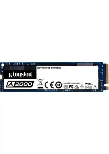 Kingston A2000 500GB PCIe NVMe SSD: Yüksek Hız ve Güvenilirlik Sağlayan Depolama Çözümü