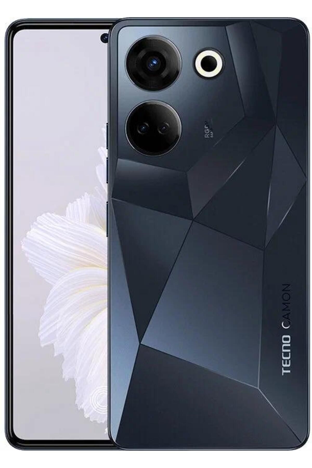 TECNO CAMON 20 PRO 256GB / 8GB Ram Siyah ( TECNO Türkiye Garantili)